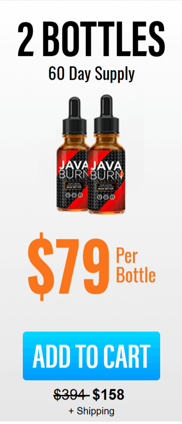 Java burn  2 bottle price
