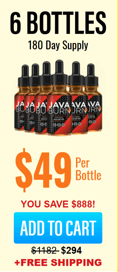 Java burn  price 6 bottle